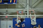 VB vs USCGA  Wheaton College Women's Volleyball vs U.S. Coast Guard Academy. - Photo by Keith Nordstrom : Wheaton, Volleyball